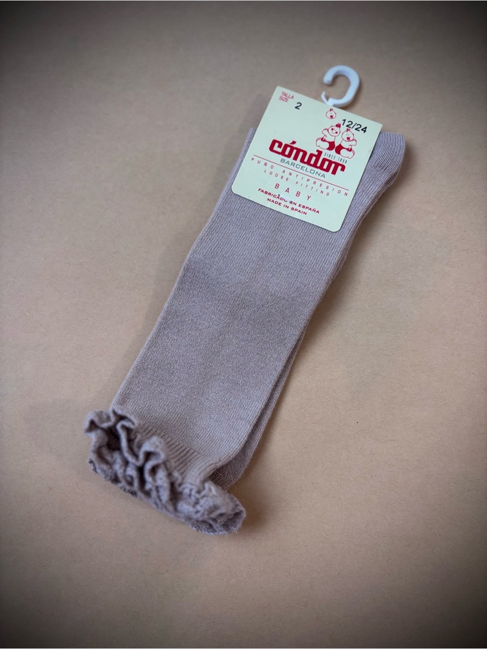 Condor Frilled Top Baby Socks